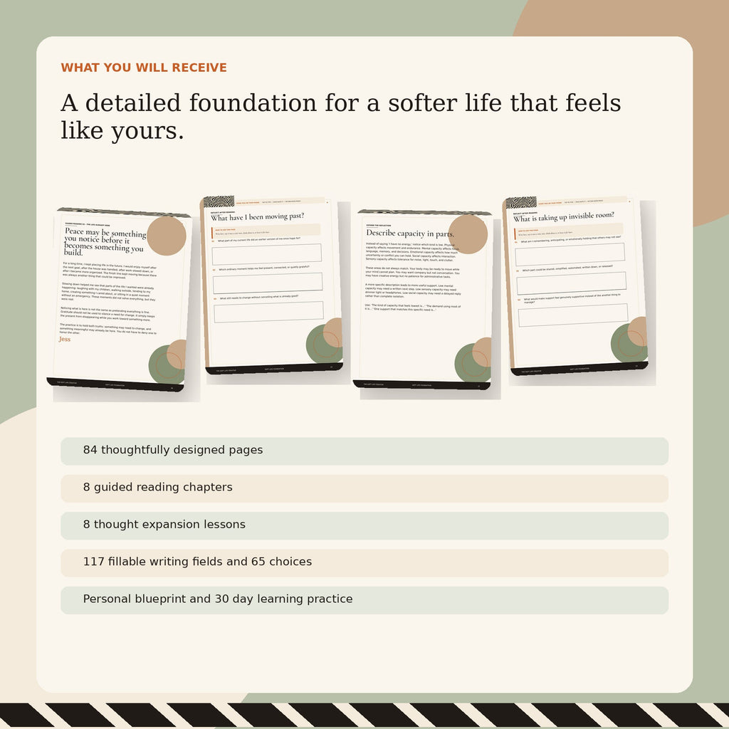 What is included in The Soft Life Foundation
